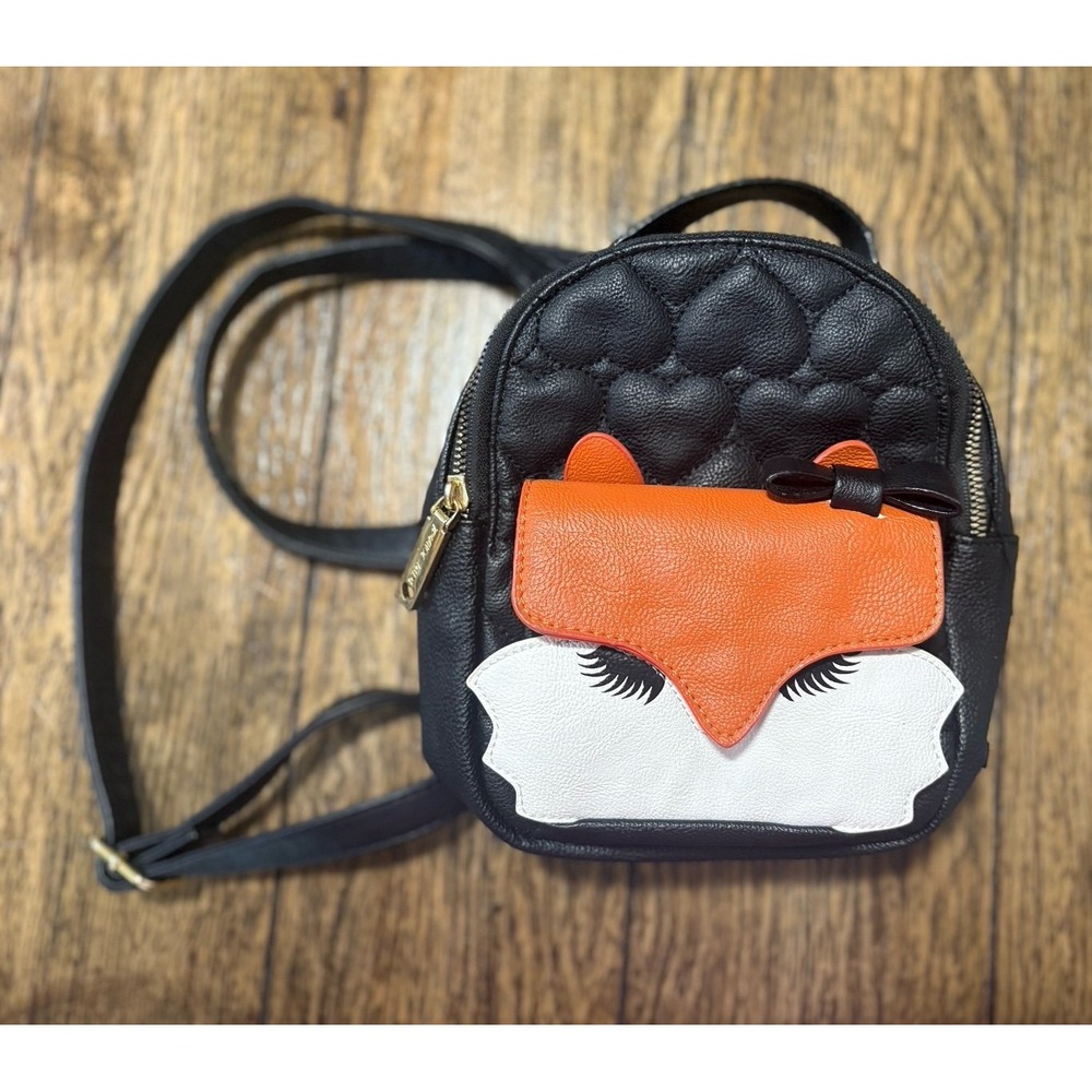 Betsey Johnson fox mini backpack